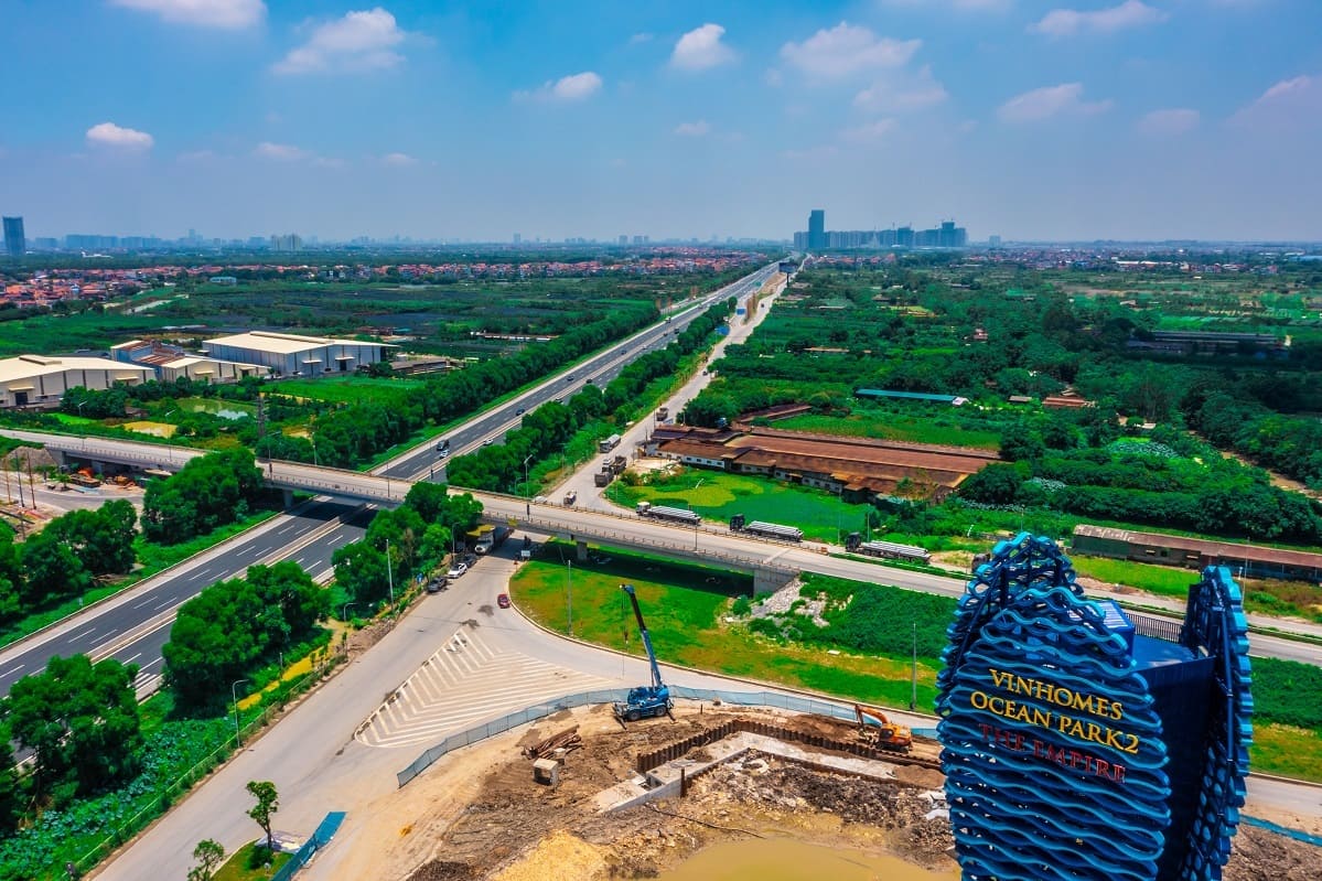 Bất động sản thấp tầng ở Vinhomes Ocean Park 2 – The Empire hưởng lợi nhờ hạ tầng giao thông hoàn thiện.