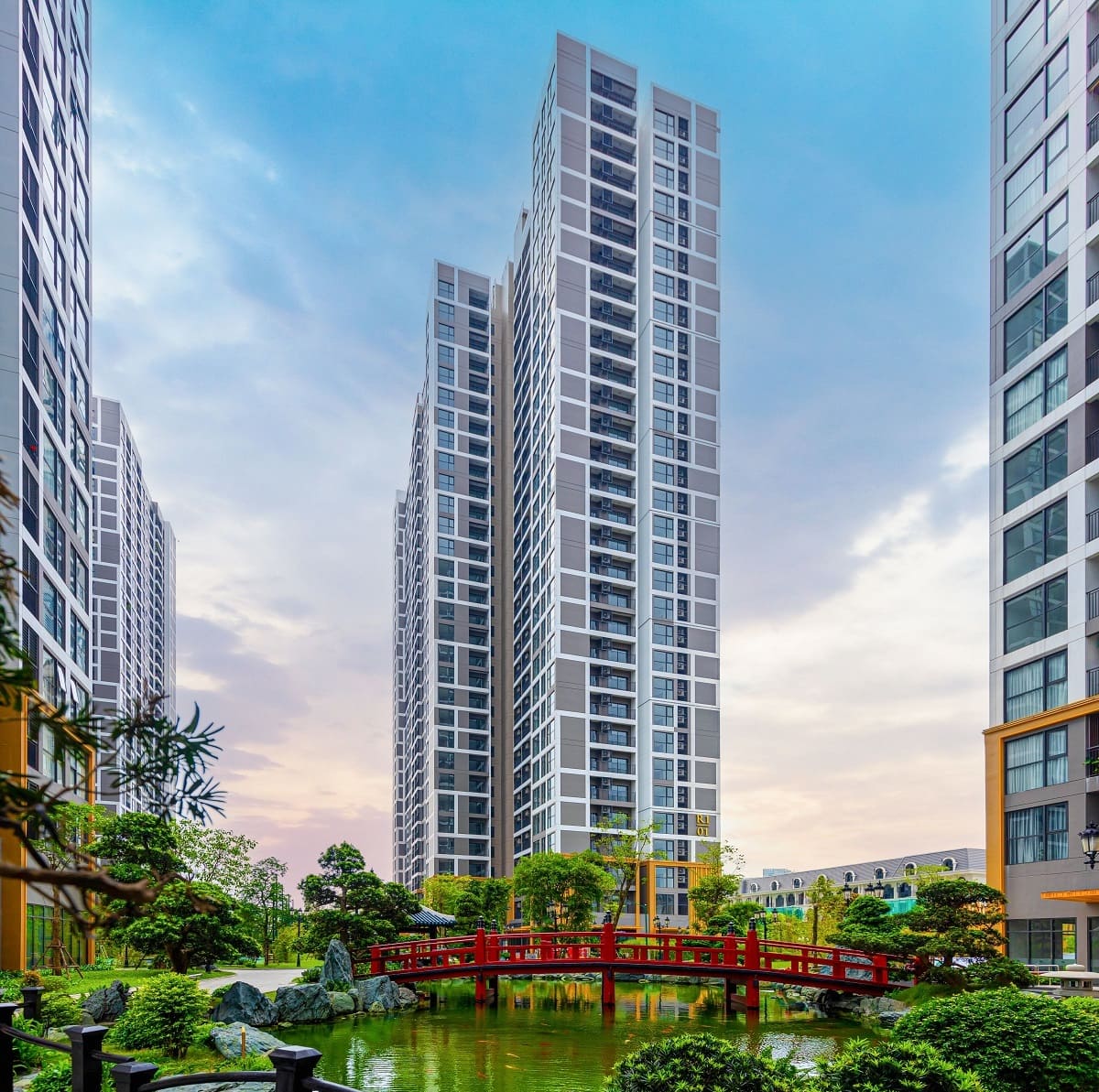 R1.01 là toà căn hộ cuối cùng của phân khu The Zenpark (Vinhomes Ocean Park).