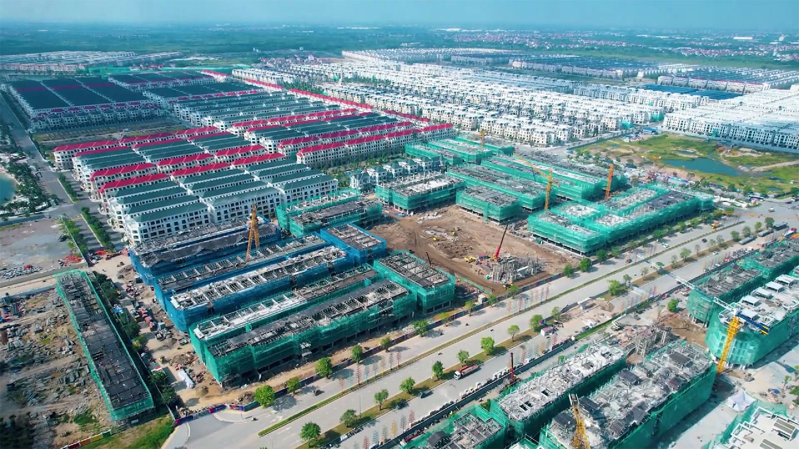 Tiến độ xây dựng Mega Grand World Hà Nội vào tháng 07 năm 2023