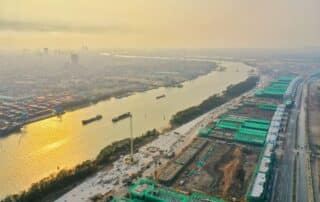 Tiến độ xây dựng dự án Vinhomes Royal Island vào tháng 03 năm 2024.