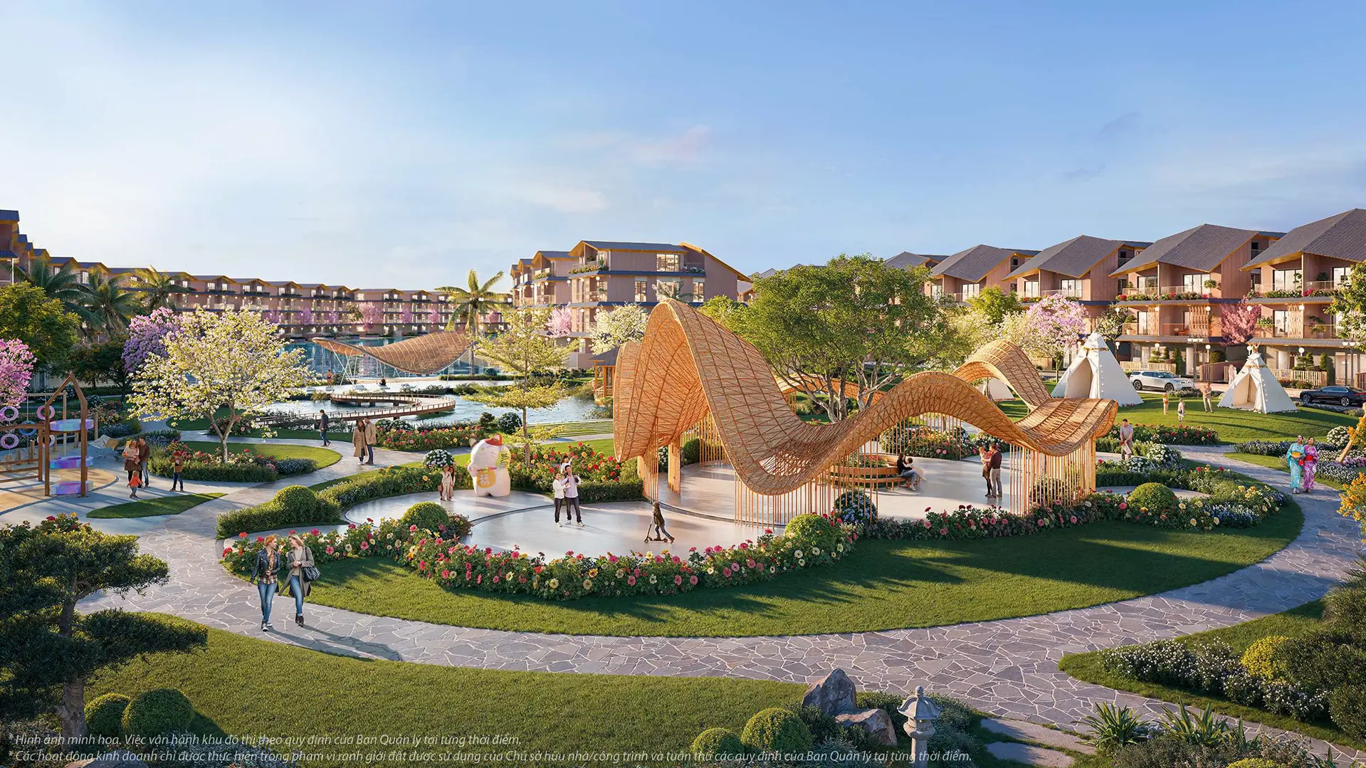 Hình ảnh phối cảnh sản phẩm The Komorebi Vinhomes Royal Island Vũ Yên.